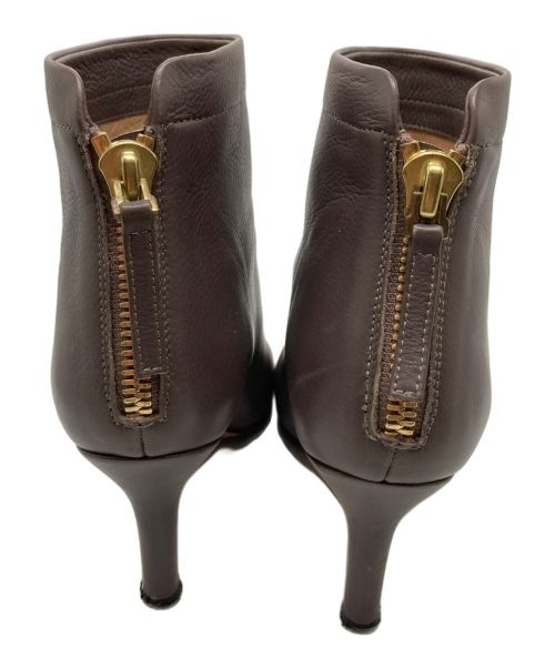 PELLICO（ペリーコ）PELLICO (ペリーコ) バックジップショートブーツ/7049 ベージュ サイズ:35の古着・服飾アイテム