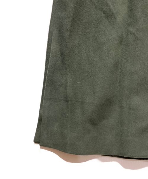 CULLNI（クルニ）CULLNI (クルニ) STUDIOUS (ステュディオス) 別注ライダースタイロッケンコート グリーン サイズ:2の古着・服飾アイテム