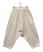 COMME des GARCONS GIRLコムデギャルソンガール）の古着「ドットサルエルパンツ」｜ホワイト