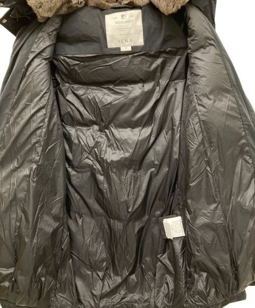 WOOLRICH（ウールリッチ）WOOLRICH (ウールリッチ) IENA (イエナ) COCOON ESKIMO ロングダウンジャケット ブラック サイズ:XSの古着・服飾アイテム