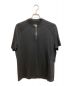 HERMES（エルメス）の古着「ハーフジップTシャツ」｜ブラック