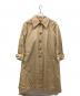 FRAY ID（フレイ アイディー）の古着「スリーブタックステンカラーコート」｜ベージュ