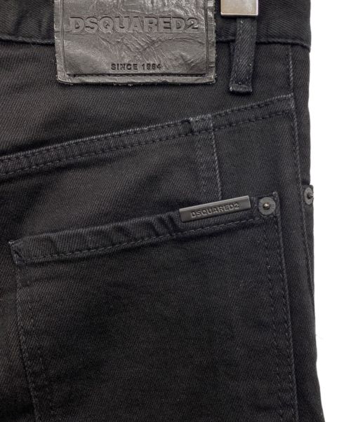 DSQUARED2（ディースクエアード）DSQUARED2 (ディースクエアード) デニムパンツ ブラック サイズ:42の古着・服飾アイテム