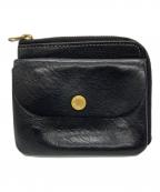 CINQ DESIGNサンクデザイン）の古着「レザーウォレット」｜ブラック