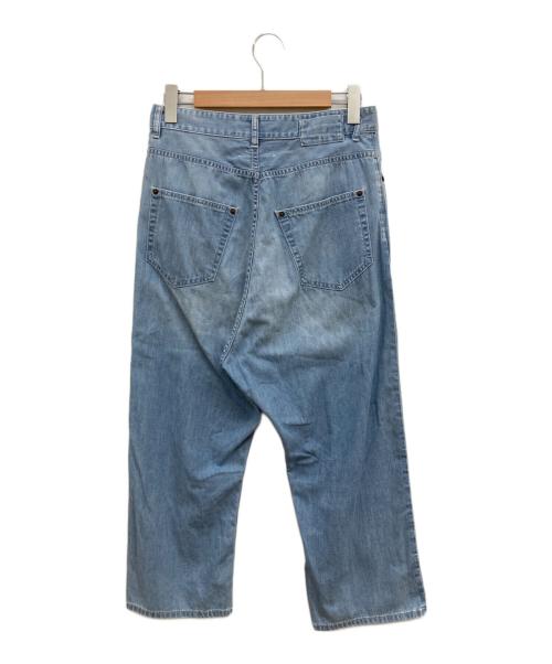 MM6 Maison Margiela（エムエムシックスメゾンマルジェラ）MM6 Maison Margiela (エムエムシックス メゾンマルジェラ) ライトオンスクロップドデニムパンツ /デニムパンツ/S32LA0171 サイズ:40の古着・服飾アイテム