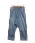 MM6 Maison Margiela（エムエムシックス メゾンマルジェラ）の古着「ライトオンスクロップドデニムパンツ /デニムパンツ/S32LA0171」