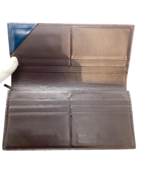 The Warmthcrafts-Manufacture（ウォームスクラフツマニュファクチャー）The Warmthcrafts-Manufacture (ウォームスクラフツマニュファクチャー) コードバンレザーロングウォレット ネイビーの古着・服飾アイテム