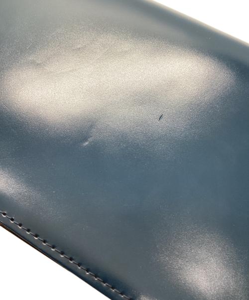 The Warmthcrafts-Manufacture（ウォームスクラフツマニュファクチャー）The Warmthcrafts-Manufacture (ウォームスクラフツマニュファクチャー) コードバンレザーロングウォレット ネイビーの古着・服飾アイテム