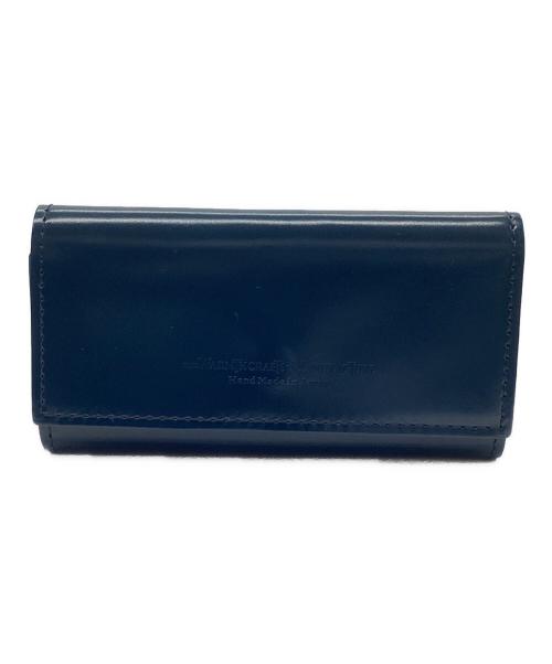 The Warmthcrafts-Manufacture（ウォームスクラフツマニュファクチャー）The Warmthcrafts-Manufacture (ウォームスクラフツマニュファクチャー) 三つ折りキーケース ネイビーの古着・服飾アイテム
