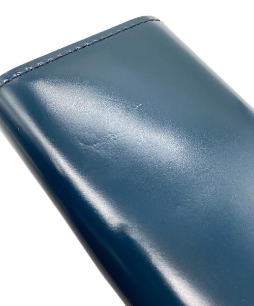 The Warmthcrafts-Manufacture（ウォームスクラフツマニュファクチャー）The Warmthcrafts-Manufacture (ウォームスクラフツマニュファクチャー) 三つ折りキーケース ネイビーの古着・服飾アイテム