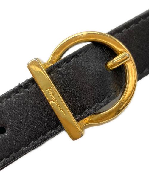 Salvatore Ferragamo（サルヴァトーレ フェラガモ）Salvatore Ferragamo (サルヴァトーレ フェラガモ) ショルダーバッグ ブラックの古着・服飾アイテム