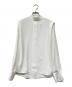 K.T KIYOKO TAKASE（ケーティー キヨコタカセ）の古着「マットサテンデザインハイネックブラウス」｜ホワイト