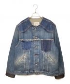 Maison Margielaメゾンマルジェラ）の古着「再構築デニムジャケット」｜インディゴ