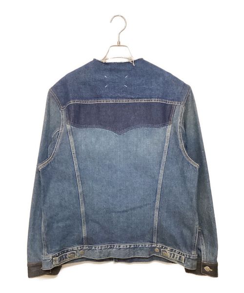 Maison Margiela（メゾンマルジェラ）Maison Margiela (メゾンマルジェラ) 再構築デニムジャケット インディゴ サイズ:54の古着・服飾アイテム