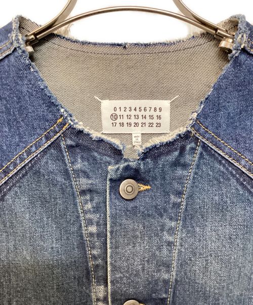 Maison Margiela（メゾンマルジェラ）Maison Margiela (メゾンマルジェラ) 再構築デニムジャケット インディゴ サイズ:54の古着・服飾アイテム