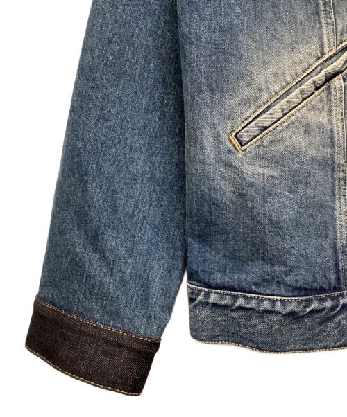 Maison Margiela（メゾンマルジェラ）Maison Margiela (メゾンマルジェラ) 再構築デニムジャケット インディゴ サイズ:54の古着・服飾アイテム