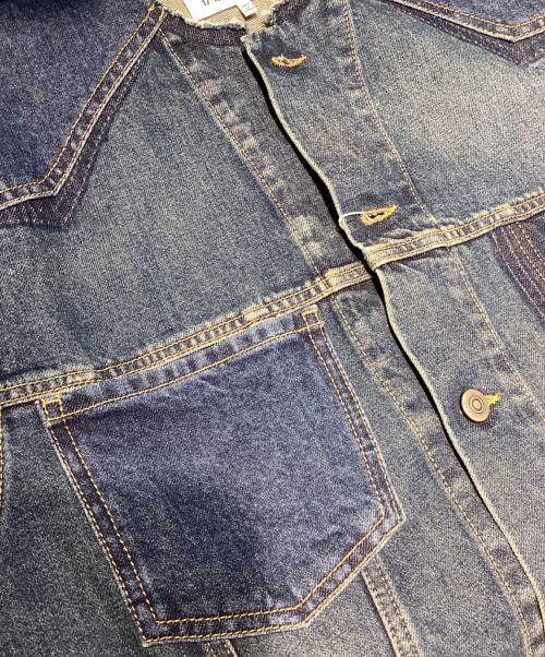 Maison Margiela（メゾンマルジェラ）Maison Margiela (メゾンマルジェラ) 再構築デニムジャケット インディゴ サイズ:54の古着・服飾アイテム