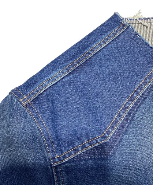 Maison Margiela（メゾンマルジェラ）Maison Margiela (メゾンマルジェラ) 再構築デニムジャケット インディゴ サイズ:54の古着・服飾アイテム
