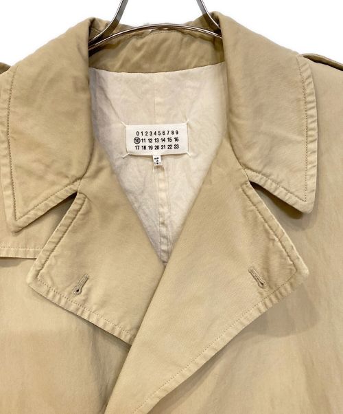Maison Margiela（メゾンマルジェラ）Maison Margiela (メゾンマルジェラ) 22SS ベージュトレンチコート ベージュ サイズ:50の古着・服飾アイテム