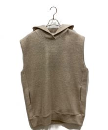 ADAWAS（アダワス）の古着「フーディーベスト」｜ベージュ
