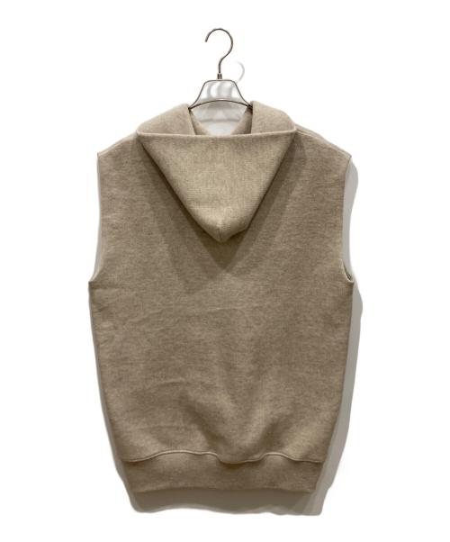 ADAWAS（アダワス）ADAWAS (アダワス) フーディーベスト ベージュ サイズ:FREEの古着・服飾アイテム