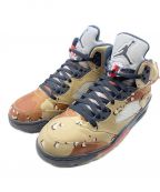 SUPREME×NIKEシュプリーム×ナイキ）の古着「AIR JORDAN 5 RETRO Supreme」｜BAMBOO/BLACK-CLASSIC