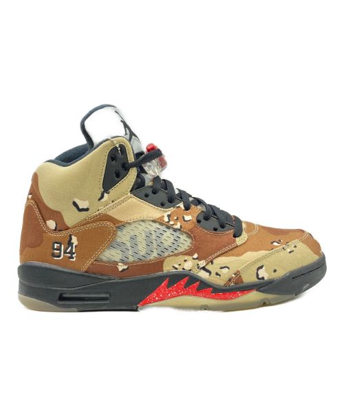 SUPREME（シュプリーム）SUPREME (シュプリーム) AIR JORDAN 5 RETRO Supreme BAMBOO/BLACK-CLASSIC STONE サイズ:28cm （US 10） 未使用品の古着・服飾アイテム