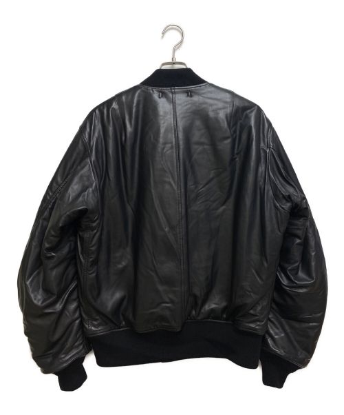 COMOLI（コモリ）COMOLI (コモリ) シープスキンMA-1 ブラック サイズ:3の古着・服飾アイテム