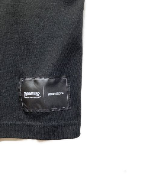 WIND AND SEA（ウィンダンシー）WIND AND SEA (ウィンダンシー) THRASHER (スラッシャー) Tシャツ ブラック サイズ:Mの古着・服飾アイテム