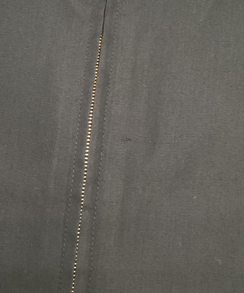 BLAMINK（ブラミンク）BLAMINK (ブラミンク) コットンシルクバックジップブラウス ネイビー サイズ:34の古着・服飾アイテム