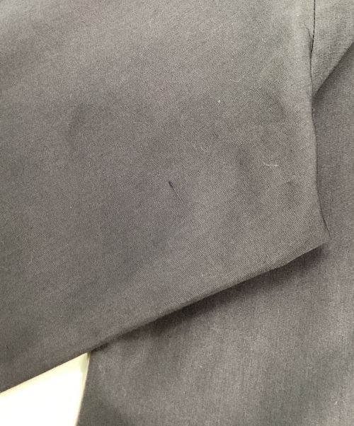 BLAMINK（ブラミンク）BLAMINK (ブラミンク) コットンシルクバックジップブラウス ネイビー サイズ:34の古着・服飾アイテム