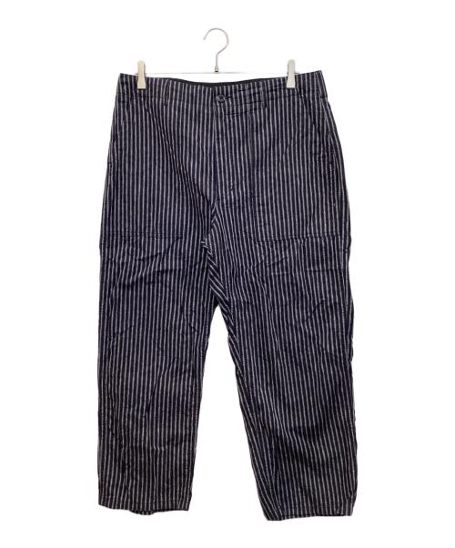 Engineered Garments（エンジニアドガーメンツ）Engineered Garments (エンジニアド ガーメンツ) ストライプパンツ ネイビー サイズ:SIZE Mの古着・服飾アイテム