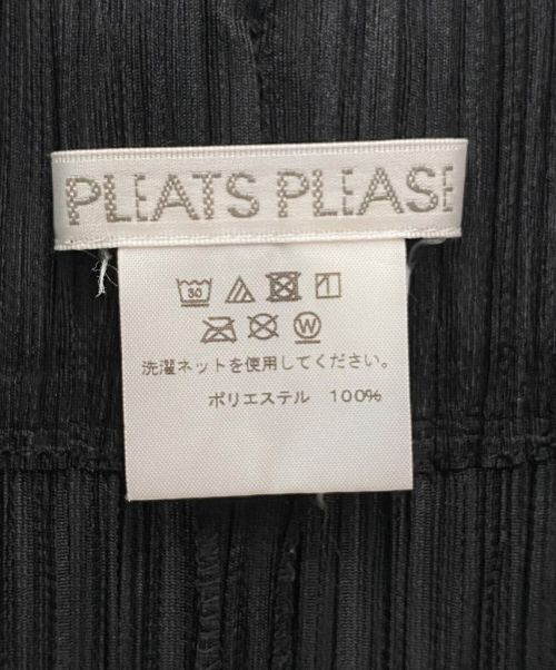 PLEATS PLEASE（プリーツプリーズ）PLEATS PLEASE (プリーツプリーズ) THICKER BOTTOMS 2 ブラック サイズ:2の古着・服飾アイテム