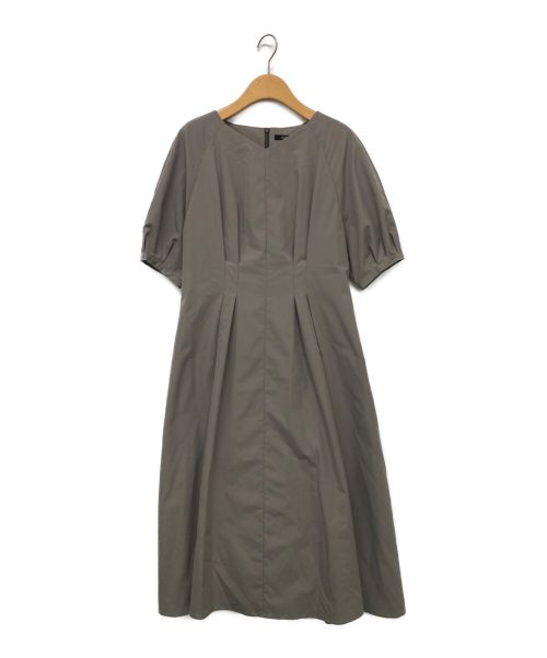 MICHEL KLEIN PARIS（ミシェルクラン）MICHEL KLEIN PARIS (ミシェルクラン) ソフトタイプライタータックワンピース ベージュ サイズ:40の古着・服飾アイテム