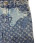 中古・古着 LOUIS VUITTON (ルイ ヴィトン) NIGO (二ゴー) MONOGRAM PATCHWORK REG DENIM インディゴ サイズ:73.5cm (W29)：218000円
