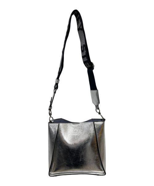 STELLA McCARTNEY（ステラマッカートニー）STELLA McCARTNEY (ステラマッカートニー) ロゴショルダーバッグ シルバーの古着・服飾アイテム