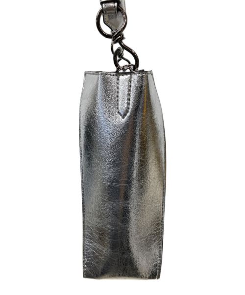 STELLA McCARTNEY（ステラマッカートニー）STELLA McCARTNEY (ステラマッカートニー) ロゴショルダーバッグ シルバーの古着・服飾アイテム