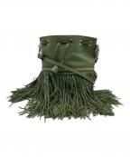 J&M DAVIDSONジェイ＆エム デヴィッドソン）の古着「FRINGE CARNIVAL MINI」｜カーキ