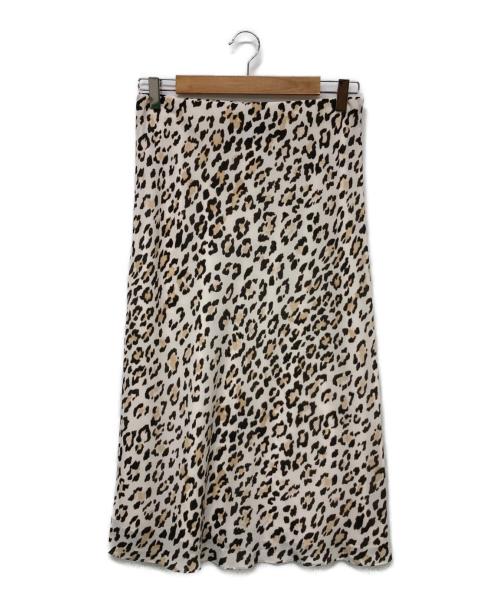 theory（セオリー）theory (セオリー) Classic Leopard Slip Skirt KL アイボリー サイズ:Sの古着・服飾アイテム