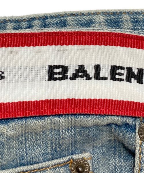 BALENCIAGA（バレンシアガ）BALENCIAGA (バレンシアガ) ウエストロゴデニム インディゴ サイズ:XLの古着・服飾アイテム