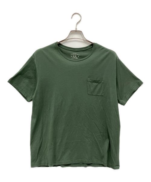 RRL（ダブルアールエル）RRL (ダブルアールエル) ポケットTシャツ グリーン サイズ:Lの古着・服飾アイテム