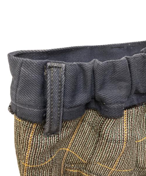 MAISON SPECIAL（メゾンスペシャル）MAISON SPECIAL (メゾンスペシャル) サスティナブルリメイクウエストデニムミックスショーツ カーキ サイズ:48の古着・服飾アイテム