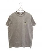 LOEWEロエベ）の古着「アナグラム 刺繍 ロゴ クルーネック Tシャツ」｜グレー