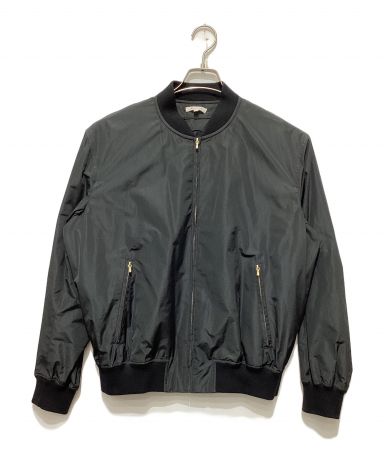 再値下げ！BLAMINK ブラミンク2024ブラック コットンブルゾン 38 中古・古着通販】BLAMINK (ブラミンク) ジップブルゾン ブラック