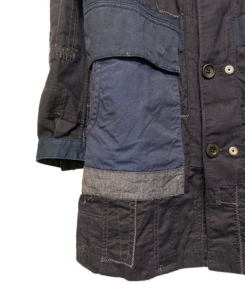 JUNYA WATANABE MAN（ジュンヤワタナベマン）JUNYA WATANABE MAN (ジュンヤワタナベマン) 15SS ジャポニズム期 リバーシブル刺し子パッチワークコート/Archive インディゴ サイズ:Sの古着・服飾アイテム