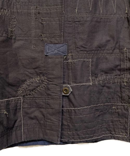 JUNYA WATANABE MAN（ジュンヤワタナベマン）JUNYA WATANABE MAN (ジュンヤワタナベマン) 15SS ジャポニズム期 リバーシブル刺し子パッチワークコート/Archive インディゴ サイズ:Sの古着・服飾アイテム