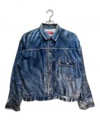 JUNYA WATANABE MAN×LEVI'S×BerBerJinジュンヤワタナベマン×リーバイス×ベンベルジン）の古着「転写デニムジャケット」｜インディゴ
