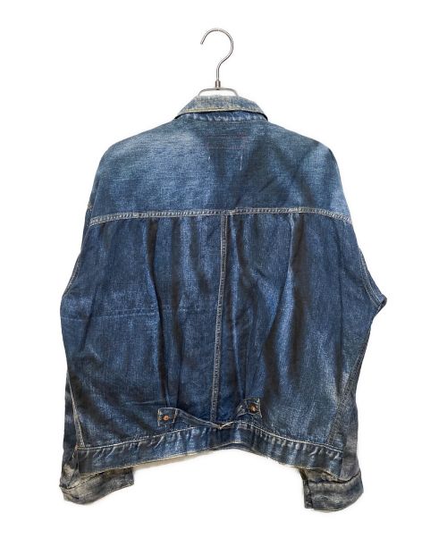 JUNYA WATANABE MAN（ジュンヤワタナベマン）JUNYA WATANABE MAN (ジュンヤワタナベマン) LEVI'S (リーバイス) BerBerJin (ベンベルジン) 転写デニムジャケット インディゴ サイズ:Sの古着・服飾アイテム