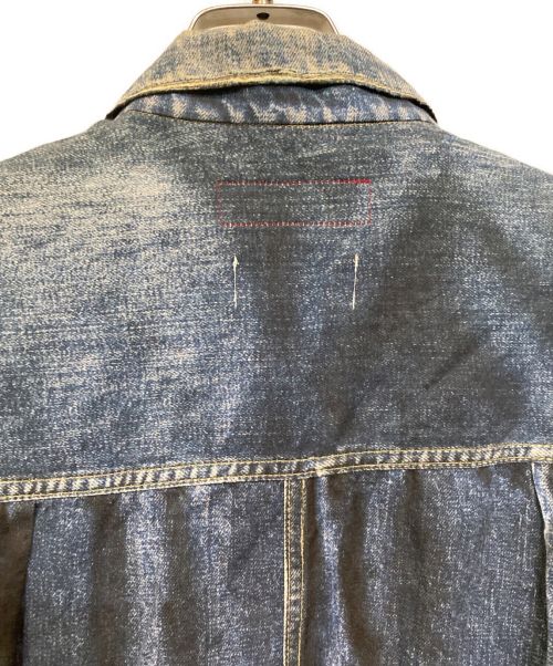JUNYA WATANABE MAN（ジュンヤワタナベマン）JUNYA WATANABE MAN (ジュンヤワタナベマン) LEVI'S (リーバイス) BerBerJin (ベンベルジン) 転写デニムジャケット インディゴ サイズ:Sの古着・服飾アイテム