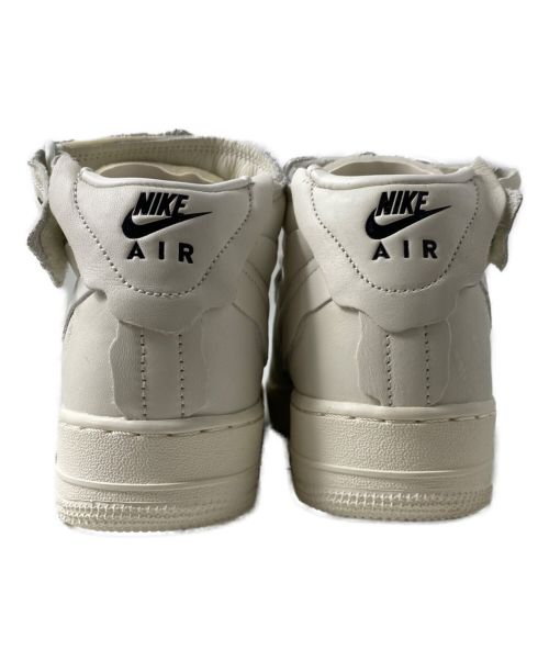 NIKE（ナイキ）NIKE COMME des GARCONS HOMME PLUS COMME des GARCONS  20AW × NIKE Air Force1 Mid ナイキ エアフォースワン ミッド アイボリー サイズ:26.5 未使用品の古着・服飾アイテム